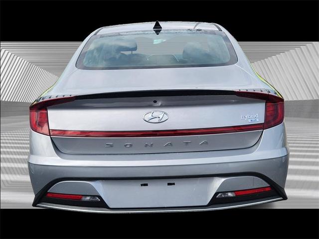 2023 hyundai sonata hybrid blue