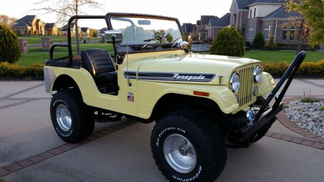 1972 jeep cj5 renegade excellent original steel body and matching numbers v8
