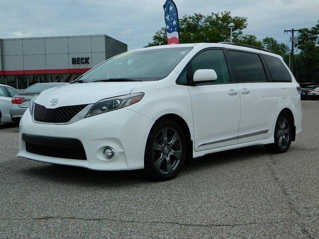 certified 2017 toyota sienna se 8-passenger indianapolis, in 46227 for sale in indianapolis, indiana