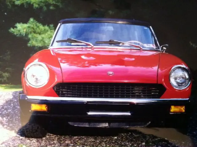 1978 fiat 124 spider convertible very good condition, driver's collectible