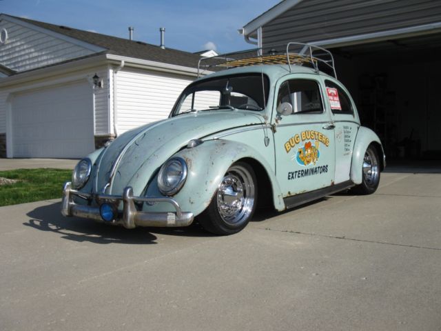 1963 volkswagen beetle bug rare vintage rat rod lowered custom