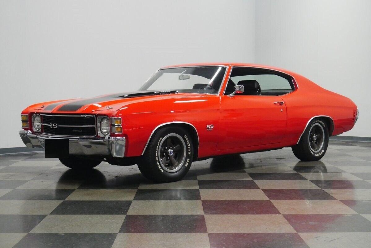 1971 chevrolet chevelle ss 454 tribute amazingly bright red