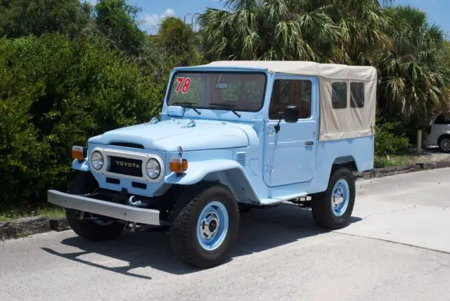 bj43 convertible - frame off restored - original motor and transmission jewelry