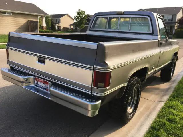 1978 gmc sierra classic 4x4 short box, 400 sb, 350 th, dual tanks chevy shortbox