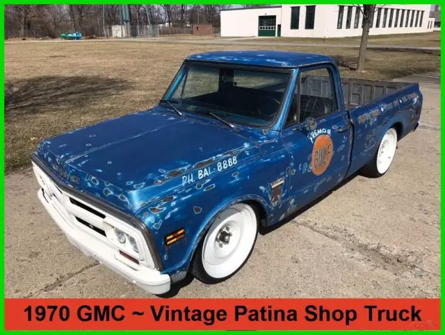 1970 gmc c1500 c20 c15 c10 ck widebody vintage patina shop pickup