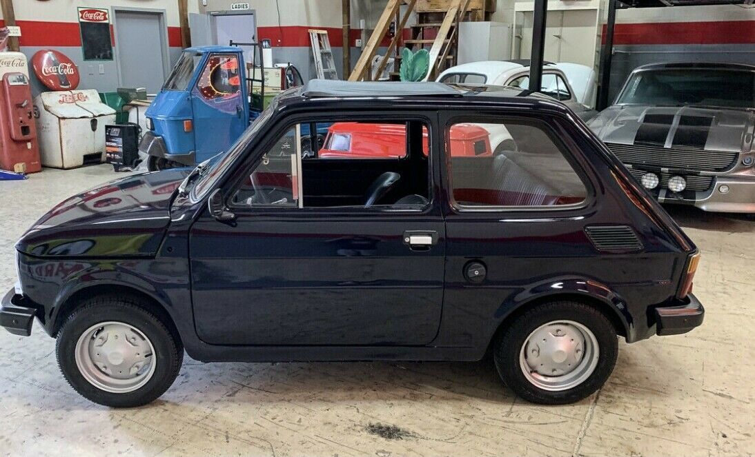 1975 fiat 126 coupe blue fwd manual