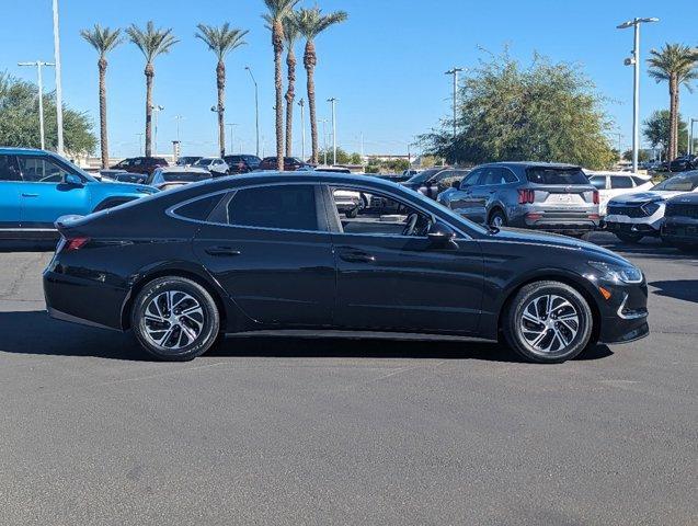 2022 hyundai sonata hybrid blue