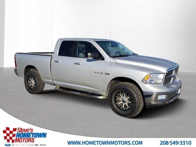 2010 dodge ram pickup 1500 slt 4x4 slt 4dr quad cab 6.3 ft. sb pickup for sale in crystal, idaho