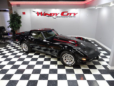 1979 chevy corvette stingray l82 coupe t-tops only 63k miles a/c cd jet black!