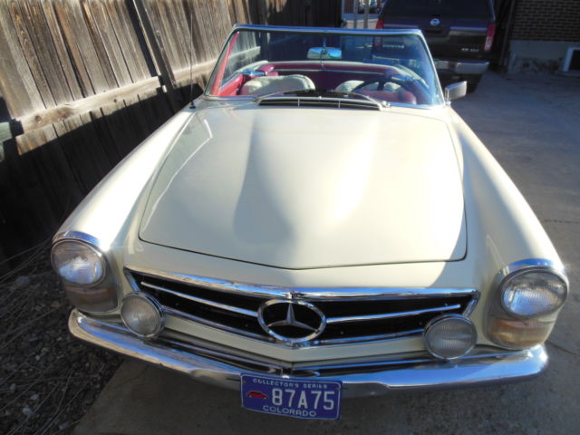 1966 mercedes 230sl, extremely rare 3 seater