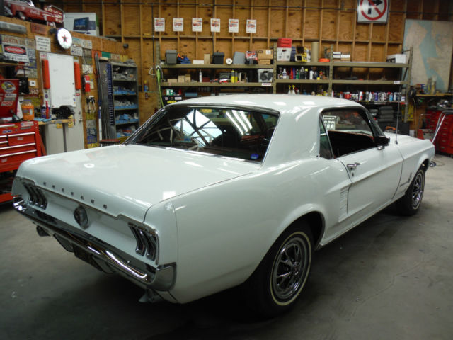 1967 mustang 289 c code california car black and yellow plates, just restored !!