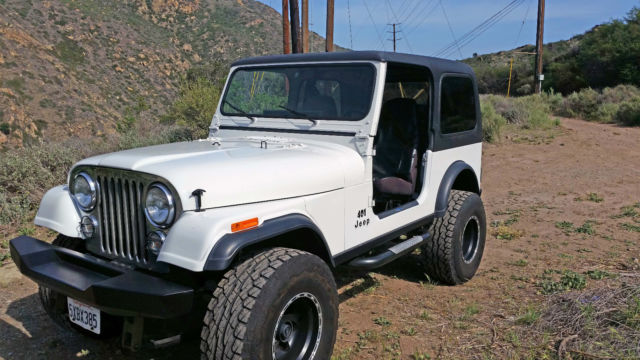 1986 jeep cj7 laredo sport utility 2-door 6.3l, 8cynl