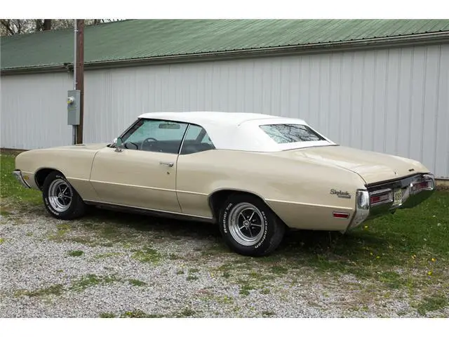 1971 buick skylark convertible sandpiper beige 350 automatic factory a/c