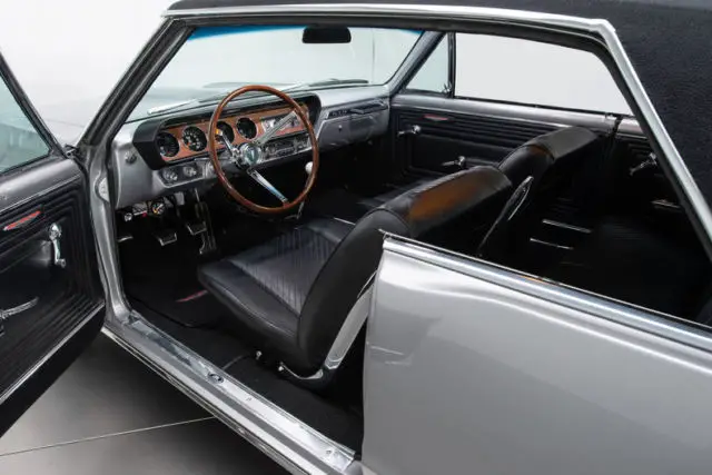 1965 pontiac gto silver metallic hardtop 400 v8 4 speed manual