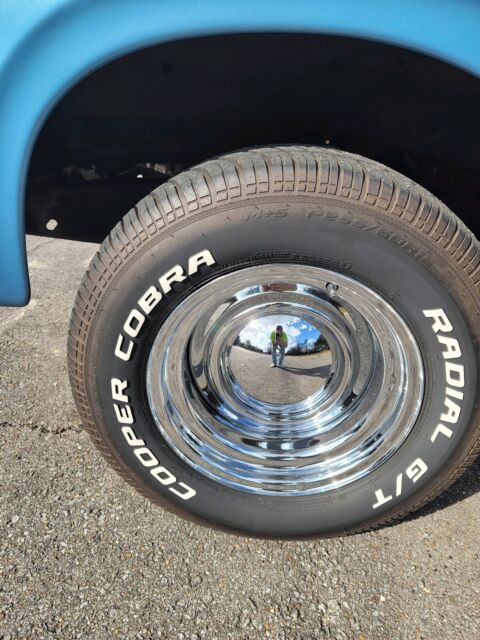 1965 ford f100 pickup blue rwd manual base