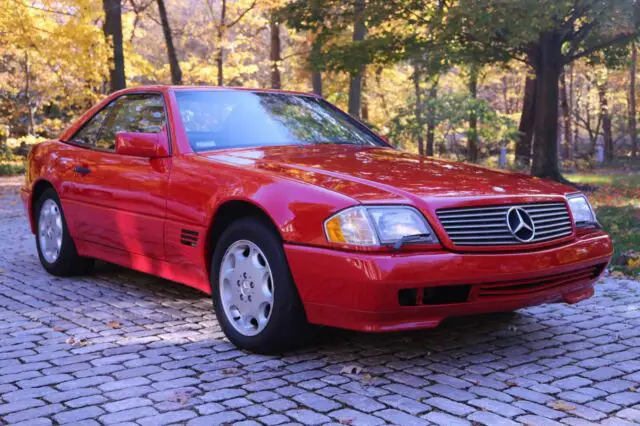 1991 mercedes benz 300sl roadster - best color - red!