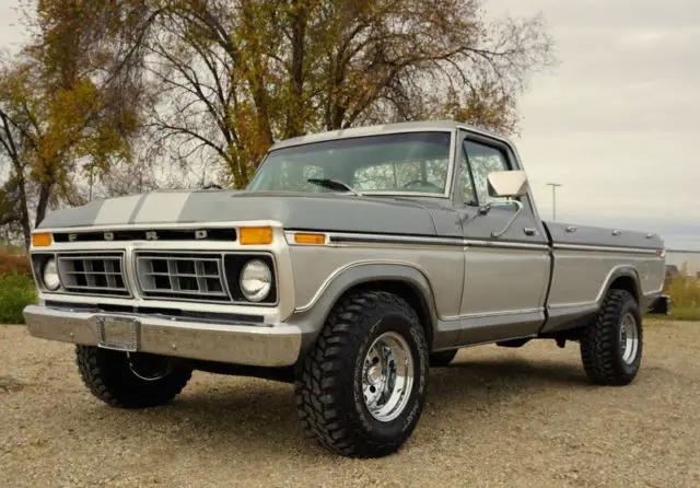 1977 ford f150 ranger, 351 v8, automatic, a/c, low miles, 2 owner truck