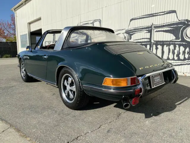 1970 porsche 911 57128 miles green targa