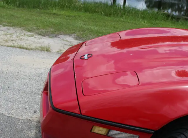 1989 one owner red chevrolet corvette convertible low miles