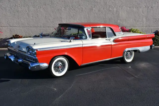 1959 ford galaxie skyliner hardtop convertible 352ci 300hp cruise-o-matic 0 con