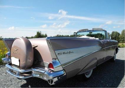 1957 chevrolet bel air150/210 convertible clean for sale in beulah, north dakota