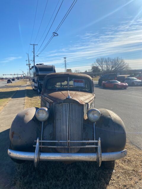 1939 packard 1700 coupe brown rwd automatic