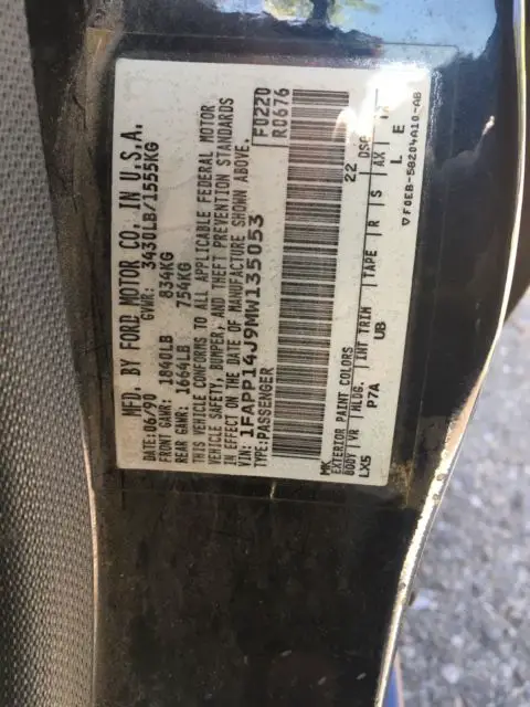 1991 ford escort - starts right up and runs