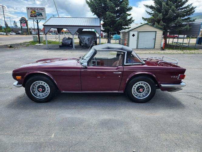 1972 triumph tr6 in lolo, montana