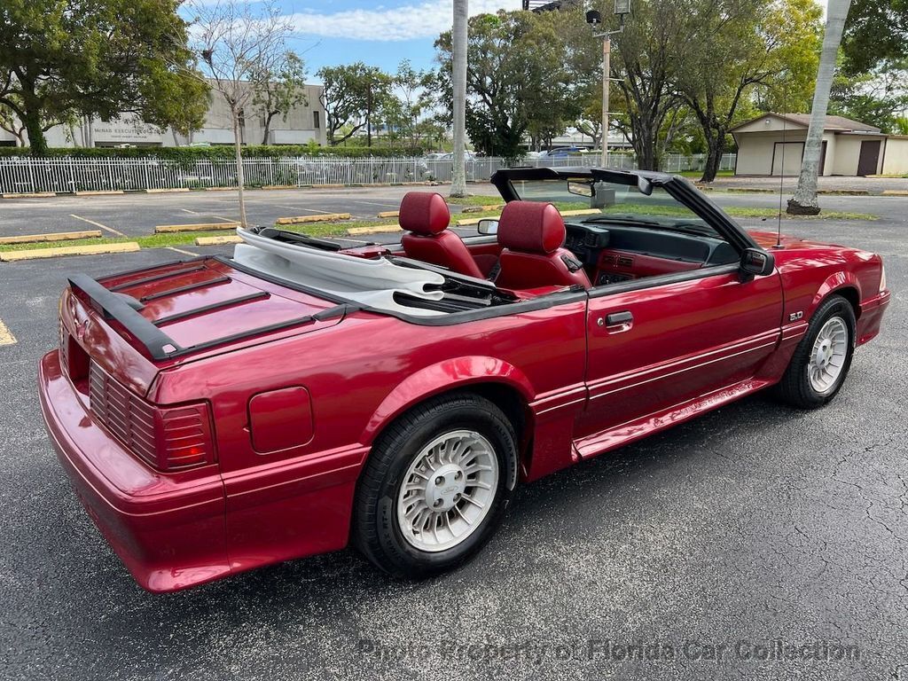 classic 1988 ford mustang gt 5.0l convertible one owner low miles clean carfax