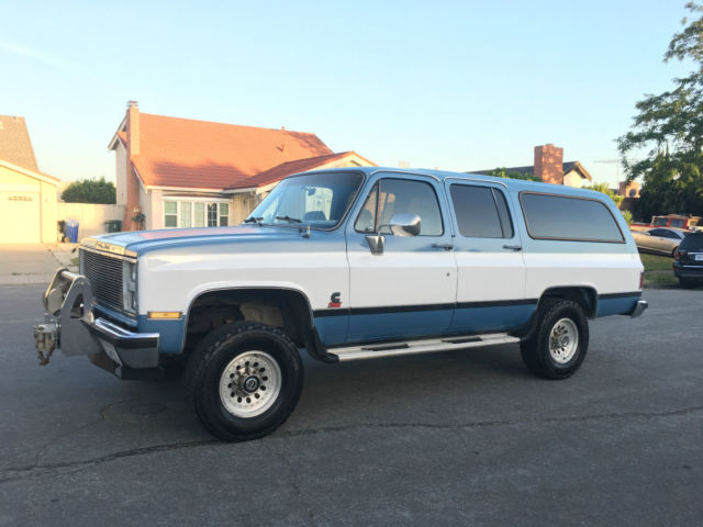 1985 chevy 2500 4x4 customized suburban cummins diesel engine 90 pics hd video