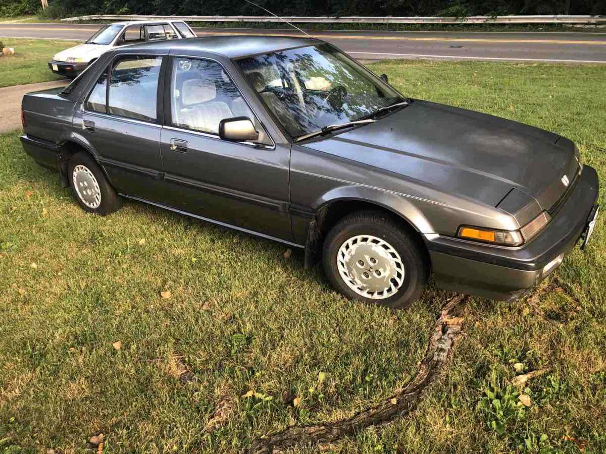 1989 honda accord sedan grey fwd automatic lx