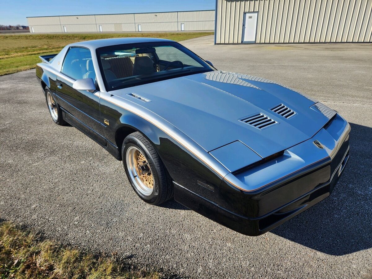 1987 pontiac gta trans am coupe black rwd automatic