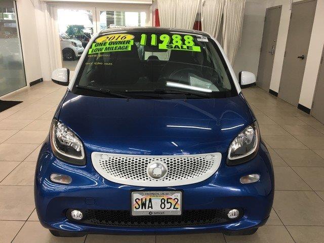 2016 smart fortwo prime prime 2dr hatchback for sale in honolulu, hawaii