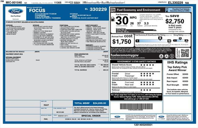 2014 ford focus titanium