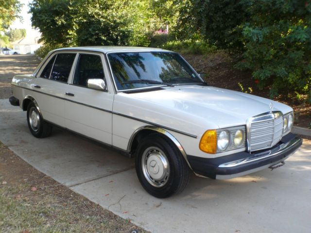 1982 mercedes benz 240d diesel california car new 4spd transmission clean carfax