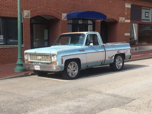 1974 chevrolet cheyenne super swb patina rod