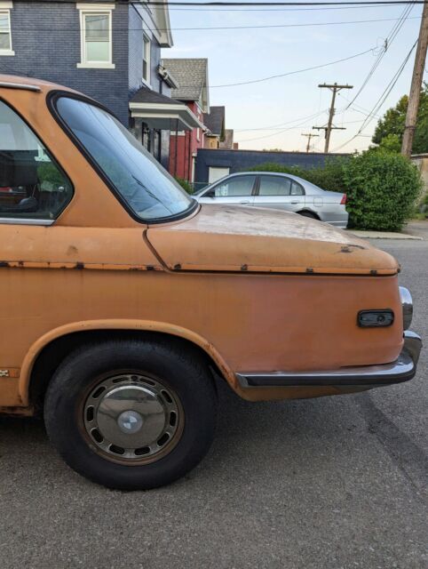 1972 bmw 2002 coupe orange rwd manual