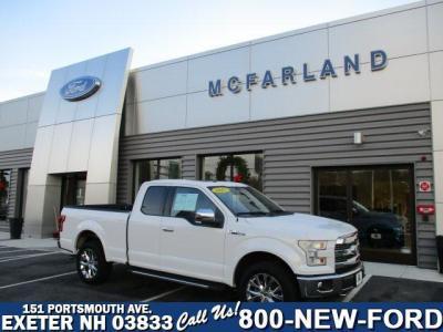 2015 ford f-150 lariat 4x4 lariat 4dr supercab 8 ft. lb for sale in brentwood, new hampshire