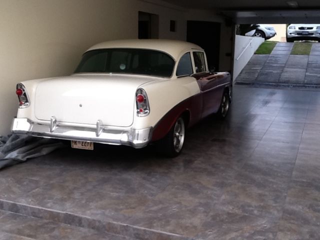 chevy 1956 post two tone street rod