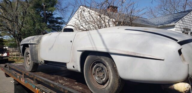 1955 mercedes-benz 190sl convertible grey rwd manual