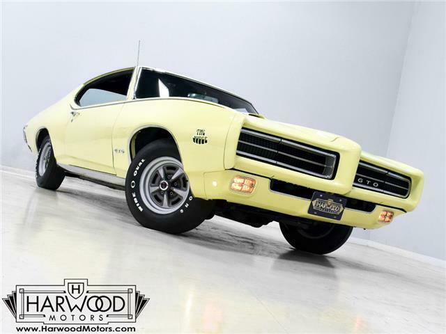 1969 pontiac gto hardtop 55705 miles mayfair maize coupe 400 cid ram air iii aut