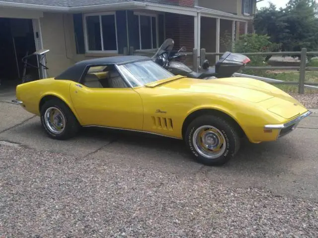 1969 chevrolet corvette convertible l36 build sheet rare