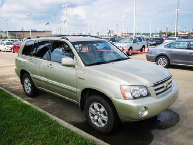 2002 toyota highlander limited leather power seat & locks in spring, tx