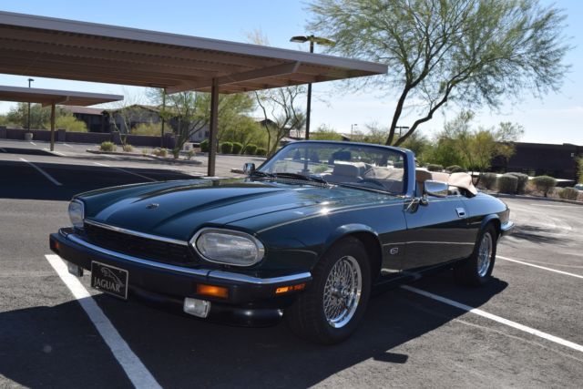 1993 jaguar xj-s xjs roadster convertible dhc british racing green 65k miles