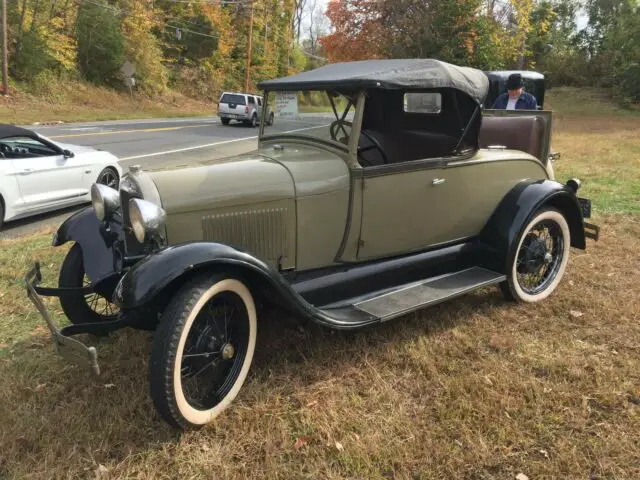 1929 ford model a roadster, runs n drives trog hot rat rod rumbleseat flathead