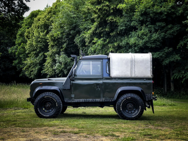 1987 green classic land rover defender 90 4wd swb 200 tdi pick up rebuilt engine