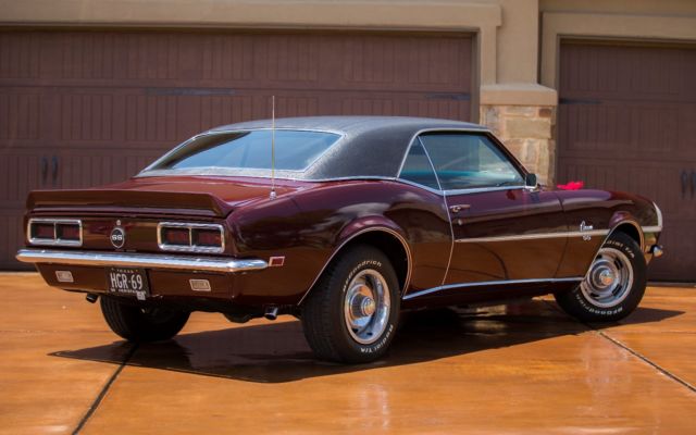1968 chevrolet camaro ss/rs numbers matching