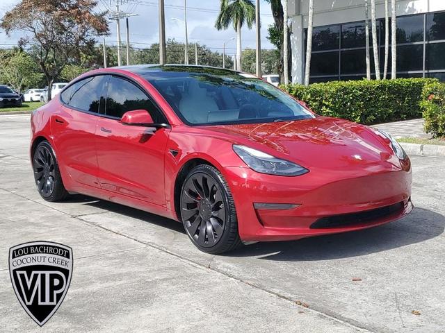 2021 tesla model 3 performance