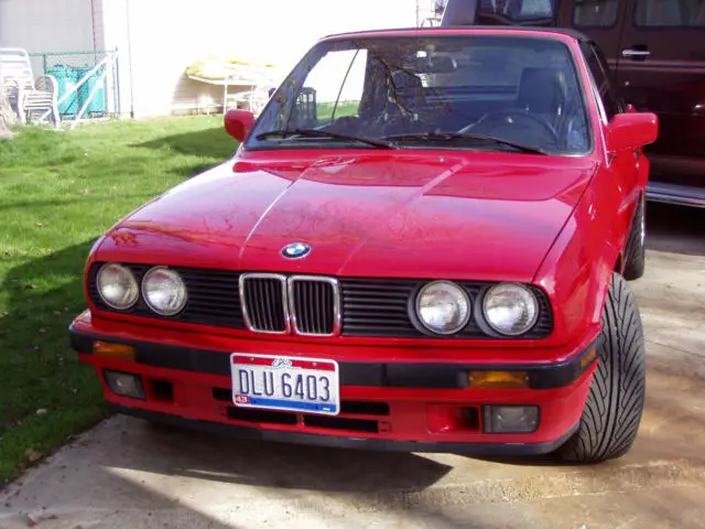 bmw e30 325i convertible custom wheels included