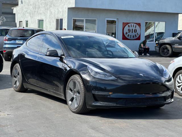 2022 tesla model 3 standard range